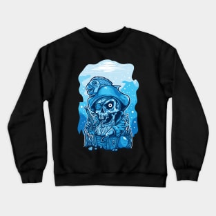 pirate captain skull sea of thieves Crewneck Sweatshirt